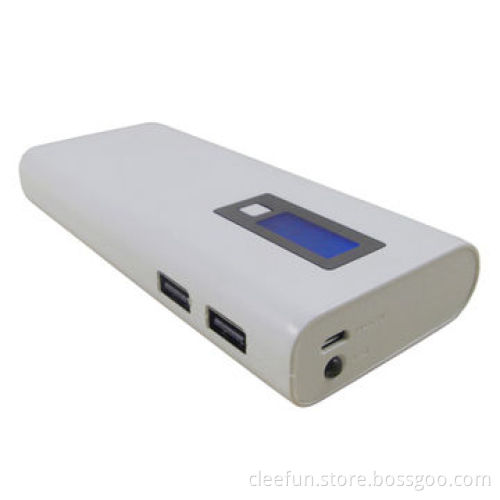 Dual Output Power Bank with LCD Screen and TorchNew